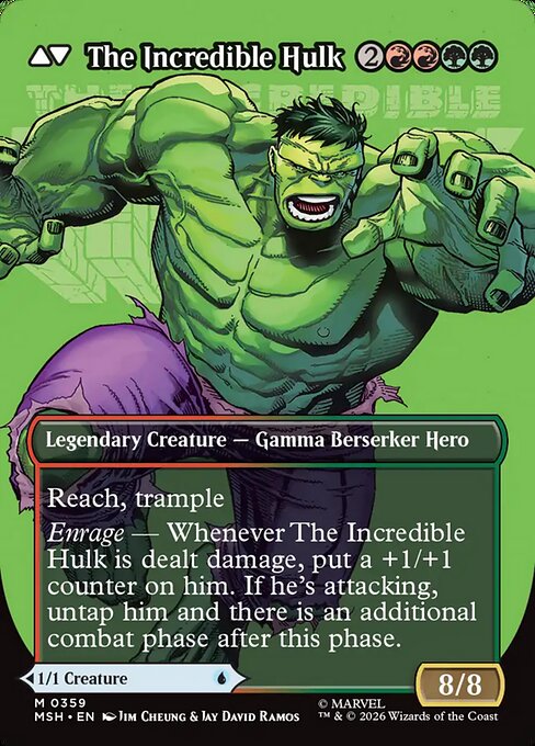 Bruce Banner // The Incredible Hulk - Back Face