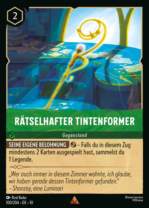 Rätselhafter Tintenformer 10WHI-100 Rare Deutsch