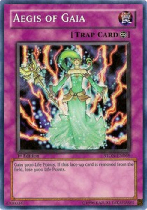 Aegis of Gaia STON-EN068 Secret Rare Englisch