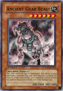 Ancient Gear Beast SD10-EN013 Common Englisch