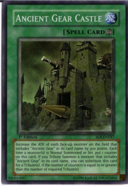 Ancient Gear Castle (V.1) SOI-EN047 Super Rare Englisch