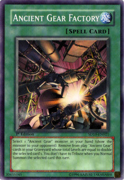 Ancient Gear Factory SD10-EN021 Common Englisch