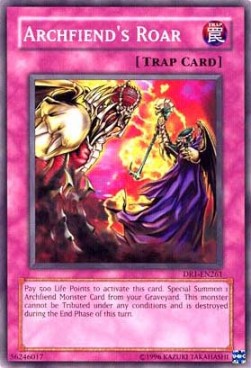 Archfiend's Roar DR1-EN261 Common Englisch