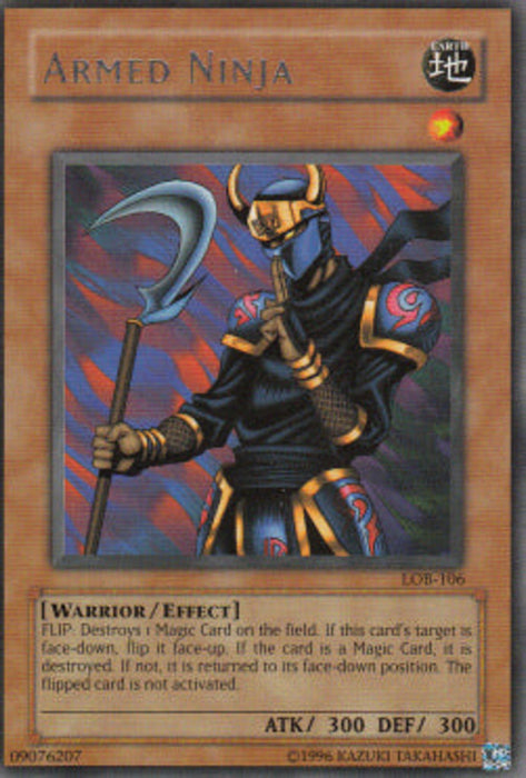 Armed Ninja (V.2) LOB-EN106 Rare Englisch
