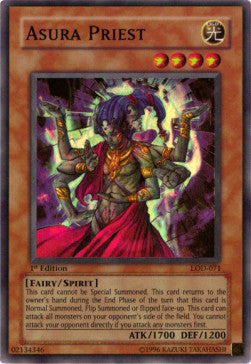 Asura Priest (V.1) LOD-EN071 Super Rare Englisch