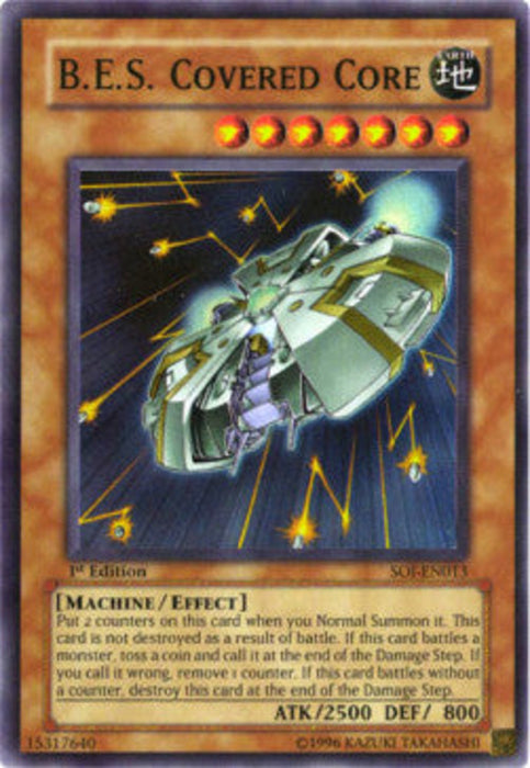 B.E.S. Covered Core (V.1) SOI-EN013 Super Rare Englisch