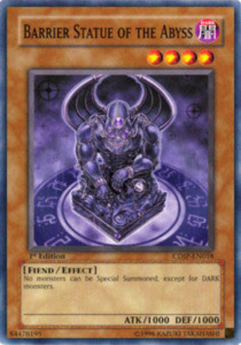 Barrier Statue of the Abyss CDIP-EN018 Common Englisch