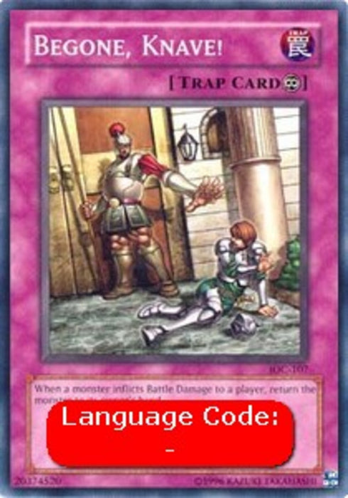 Begone, Knave! (V.1) IOC-EN107 Common Englisch