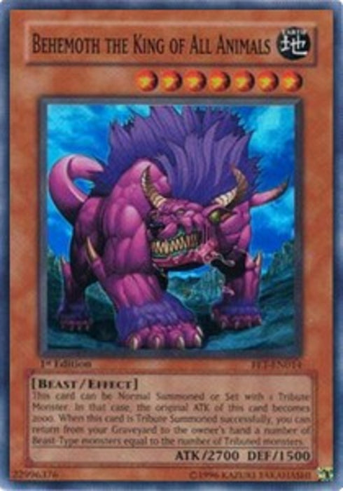 Behemoth the King of All Animals (V.1) FET-EN014 Super Rare Englisch