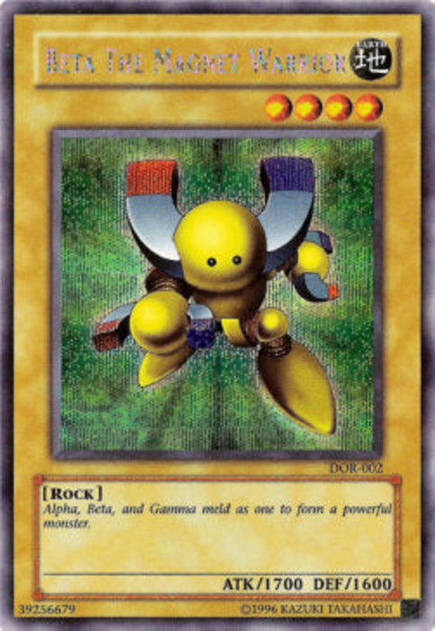 Beta The Magnet Warrior (V.1) DOR-FRE002 Secret Rare Französisch