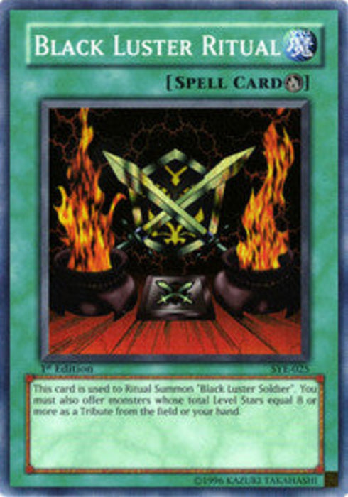 Black Luster Ritual SYE-EN025 Super Rare Englisch