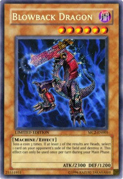 Blowback Dragon MC2-EN005 Secret Rare Englisch