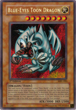 Blue-Eyes Toon Dragon (V.1) MRL-EN000 Secret Rare Englisch