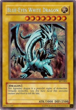 Blue-Eyes White Dragon (V.2) BPT-EN009 Secret Rare Englisch