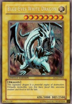 Blue-Eyes White Dragon FL1-EN Secret Rare Englisch