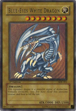 Blue-Eyes White Dragon (V.2) SDK-EN001 Ultra Rare Englisch