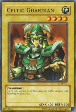 Celtic Guardian (V.2) LOB-EN007 Super Rare Englisch