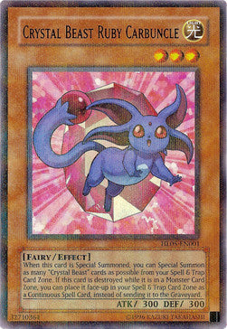 Crystal Beast Ruby Carbuncle HL05-EN001 Ultra Parallel Rare Englisch