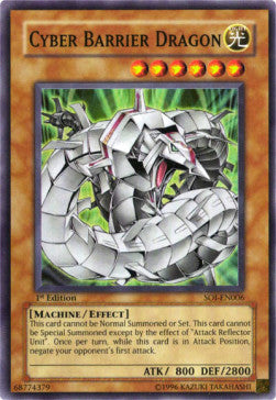 Cyber Barrier Dragon (V.1) SOI-EN006 Super Rare Englisch