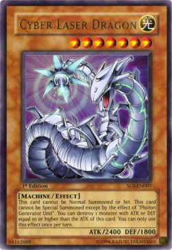 Cyber Laser Dragon (V.1) SOI-FR007 Ultra Rare Französisch