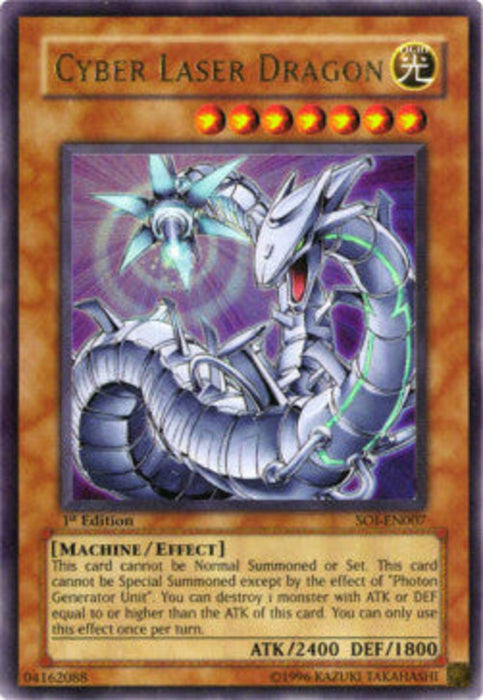 Cyber Laser Dragon (V.1) SOI-FR007 Ultra Rare Französisch