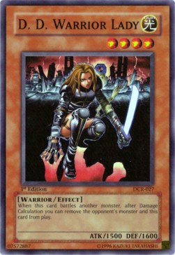 D.D. Warrior Lady (V.1) DCR-EN027 Super Rare Englisch