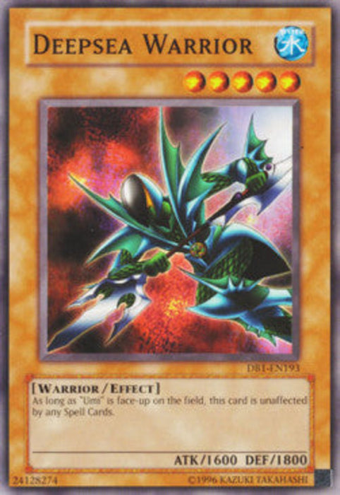 Deepsea Warrior DB1-EN193 Common Englisch