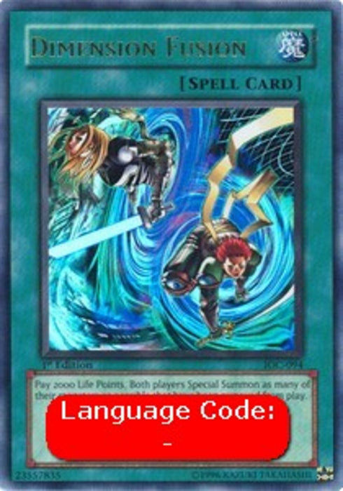 Dimension Fusion (V.1) IOC-EN094 Ultra Rare Englisch