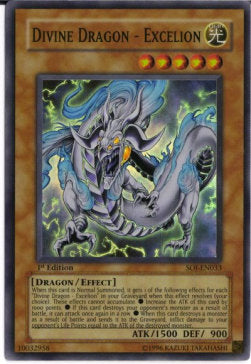 Divine Dragon - Excelion (V.1) SOI-EN033 Super Rare Englisch