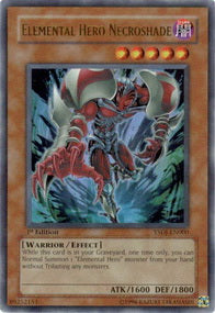 Elemental HERO Necroshade GX1-EN Super Rare Englisch