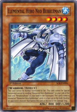 Elemental HERO Neo Bubbleman SOI-EN004 Common Englisch