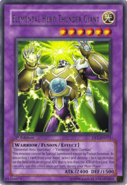 Elemental HERO Thunder Giant DP1-EN011 Rare Englisch