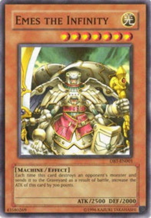 Emes the Infinity DBT-EN001 Super Rare Englisch