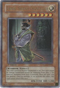 Enishi, Shien's Chancellor (V.1) GLAS-EN032 Ultra Rare Englisch