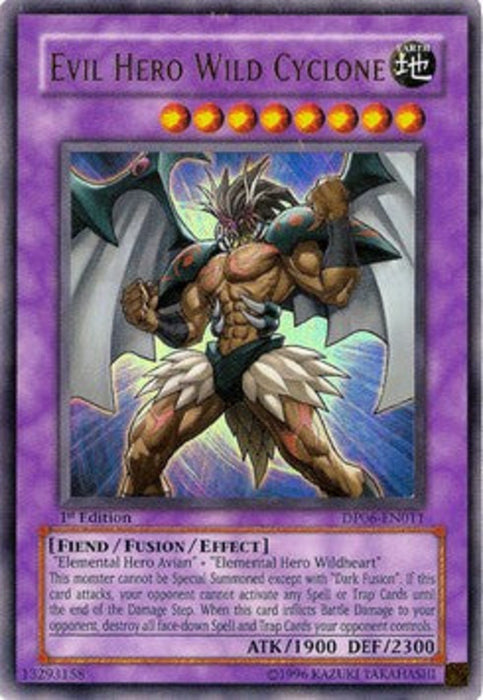 Evil HERO Wild Cyclone DP06-EN011 Ultra Rare Englisch