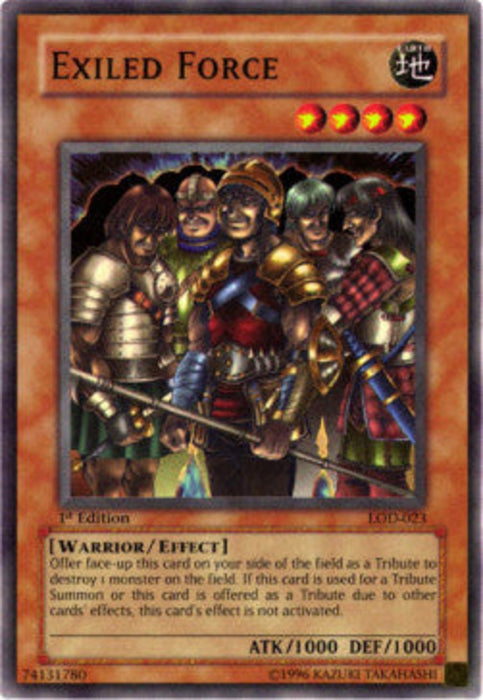 Exiled Force (V.1) LOD-EN023 Super Rare Englisch