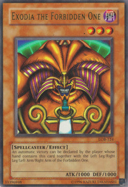 Exodia the Forbidden One (V.2) LOB-EN124 Ultra Rare Englisch