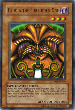 Exodia the Forbidden One DB1-EN139 Ultra Rare Englisch