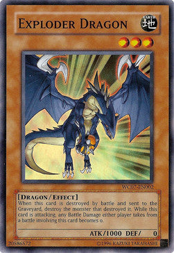 Exploder Dragon WC07-FR002 Super Rare Französisch