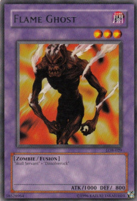 Flame Ghost (V.2) LOB-EN029 Rare Englisch