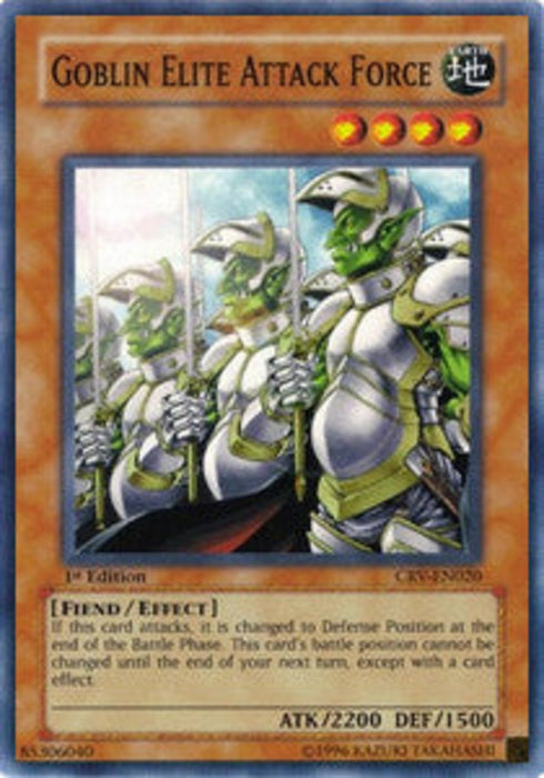 Goblin Elite Attack Force (V.1) CRV-EN020 Super Rare Englisch