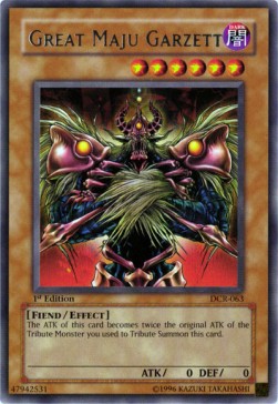 Great Maju Garzett (V.1) DCR-EN063 Rare Englisch