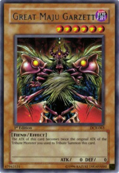 Great Maju Garzett (V.1) DCR-EN063 Rare Englisch
