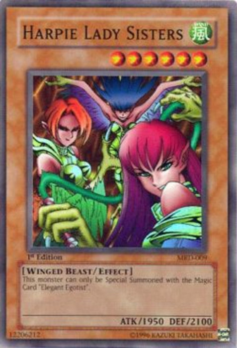 Harpie Lady Sisters (V.2) MRD-EN009 Super Rare Englisch