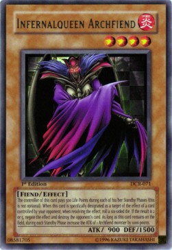 Infernalqueen Archfiend (V.1) DCR-EN071 Rare Englisch