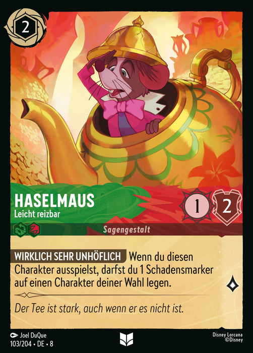 Haselmaus - Leicht reizbar 8JAF-103 Uncommon Deutsch