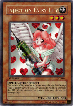 Injection Fairy Lily (V.1) LOD-EN100 Secret Rare Englisch