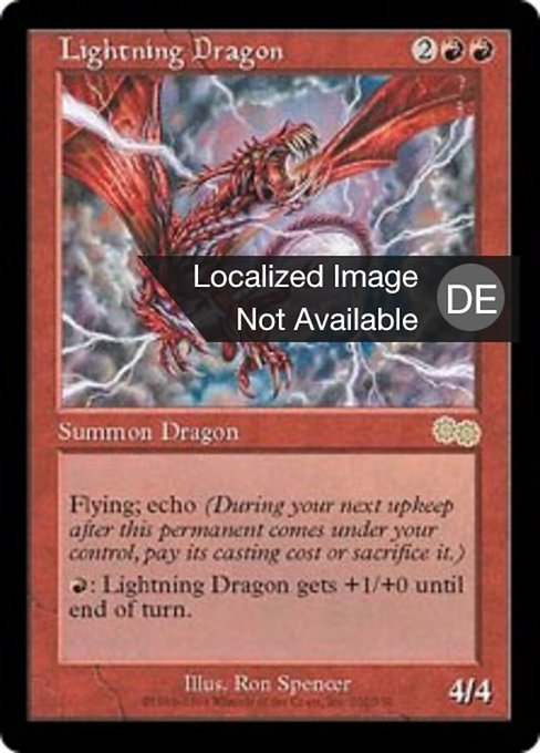 Blitzdrache USG-202 Rare Deutsch