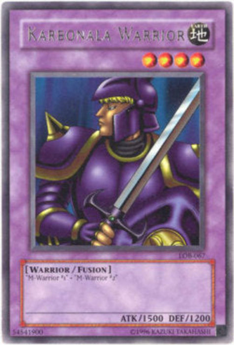 Karbonala Warrior (V.2) LOB-EN067 Rare Englisch