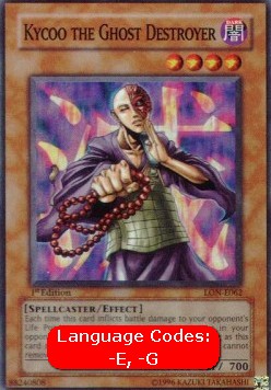 Kycoo the Ghost Destroyer (V.1) LON-EN062 Super Rare Englisch